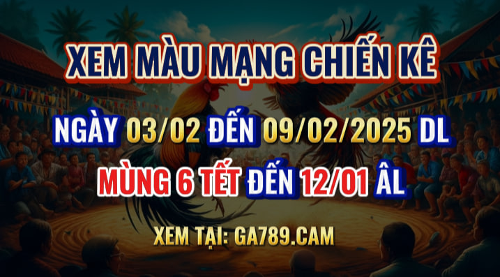 Màu Mạng Gà 03/02 Đến 09/02/2025